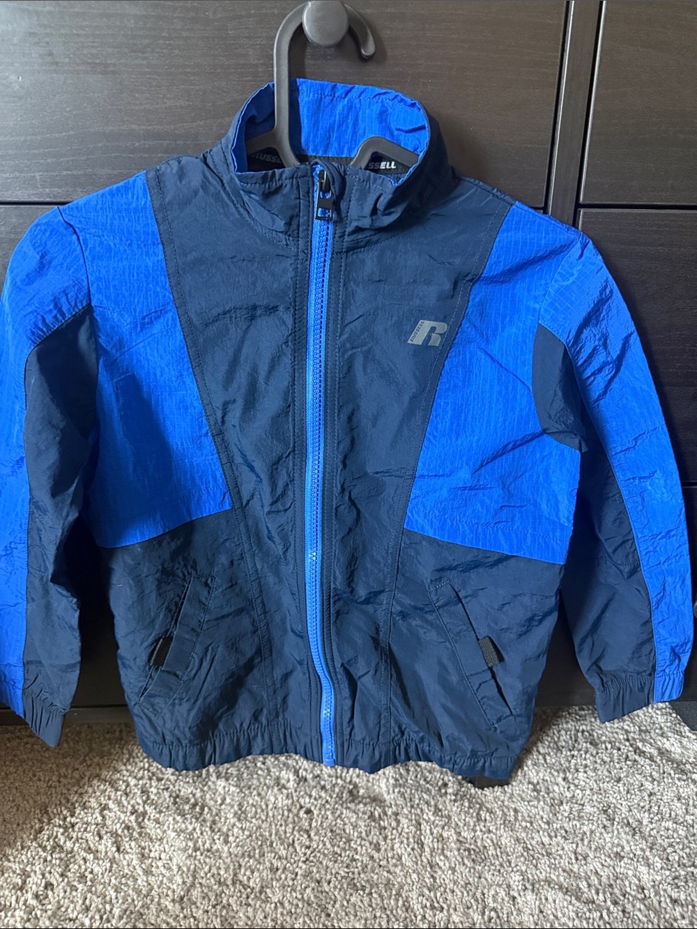 Russell Athletic Blue and Navy Kids' Jacket